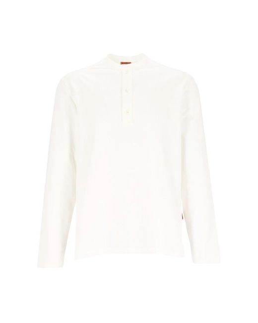 Barena Tops ,Wit ,Long Sleeve Top in het White voor heren