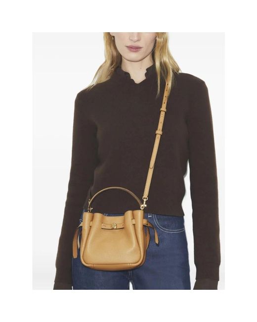 Tory Burch Brown Bucket Bags