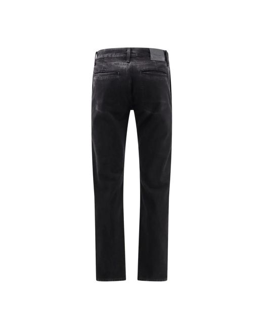 McQueen Black Slim Fit Jeans for men