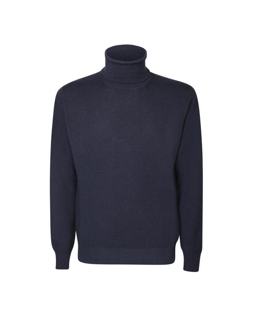Dell'Oglio Turtlenecks in het Blue voor heren