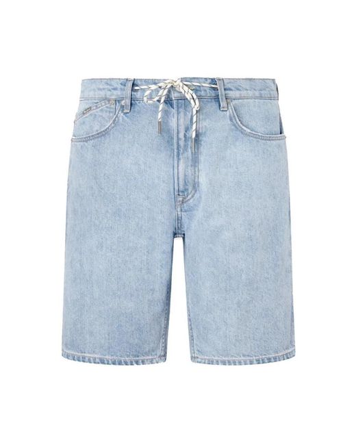 Pepe Jeans Blue Denim Shorts for men