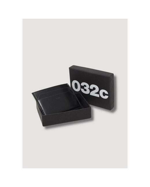 032c Black Wallets & Cardholders for men