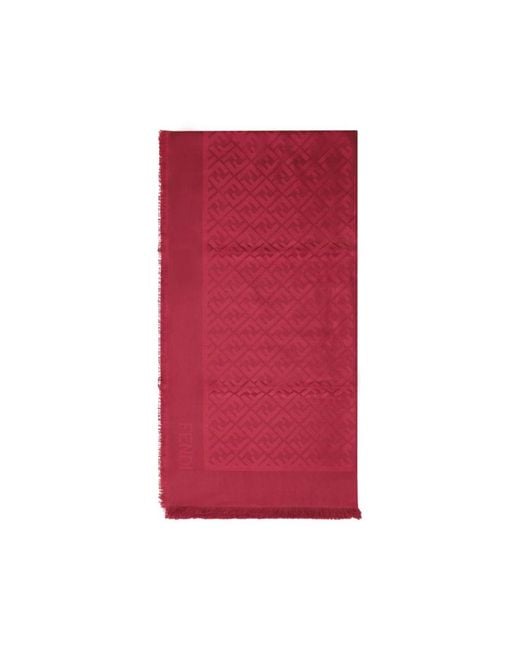 Fendi Red Scarves
