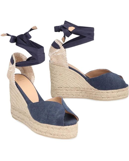 Wedges Castaner de color Blue
