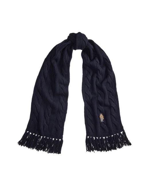 Polo Ralph Lauren Blue Winter Scarves