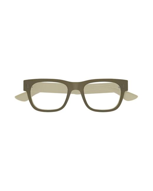 McQueen Metallic Glasses for men