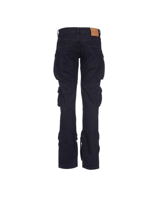 The Attico Blue Skinny Multitask Hose