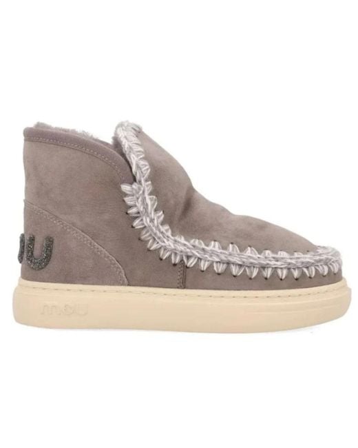 Mou Gray Winter Boots