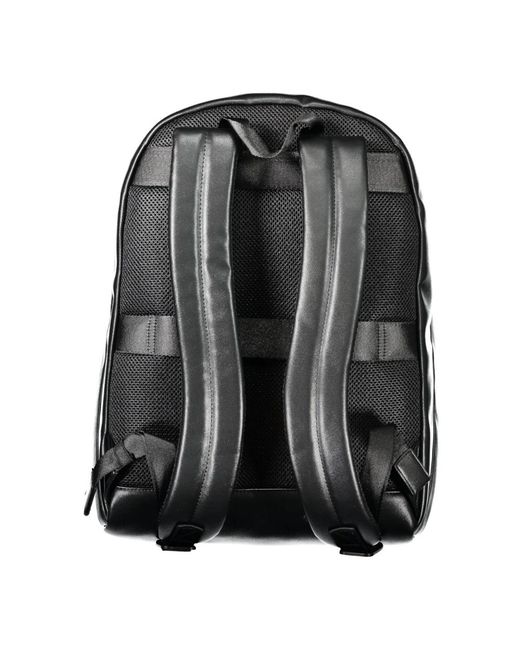 Tommy Hilfiger Schwarzer rucksack mit laptopfach in Black für Herren