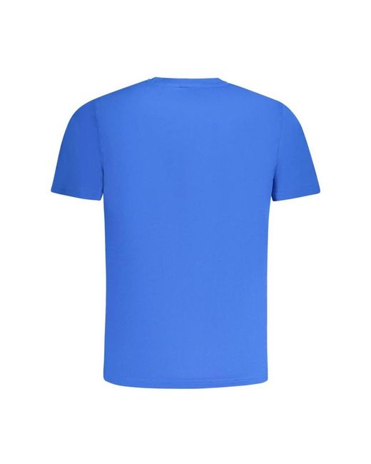 North Sails Tops ,Blauw ,Katoen Blauw Katoenen Crew Neck T-Shirt in het Blue voor heren