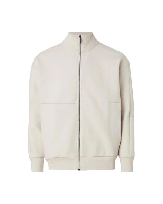 Calvin Klein White Zip-Throughs for men