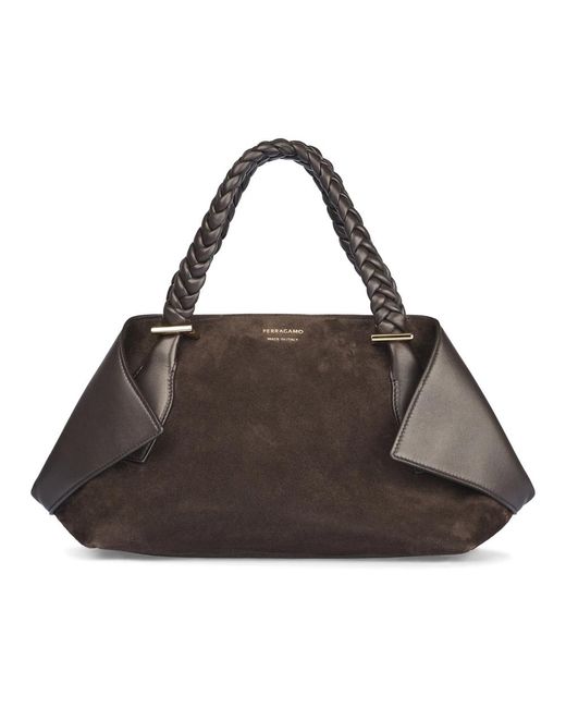 Ferragamo Brown Handbags