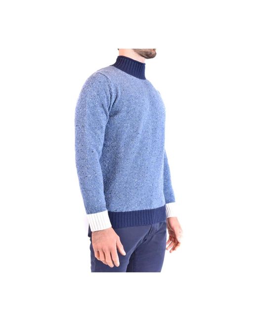 Kangra Blue Turtlenecks for men