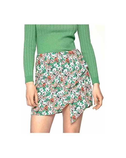 Pepe Jeans Green Short Skirts