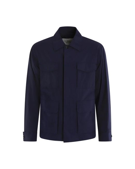 Woolrich Blue Light Jackets for men