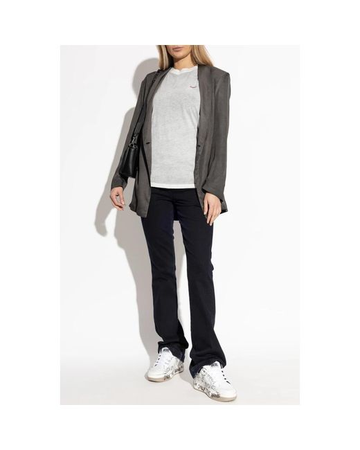 DIESEL Jassen ,Grijs ,Satijn G-Avina-S1 Blazer in het Gray