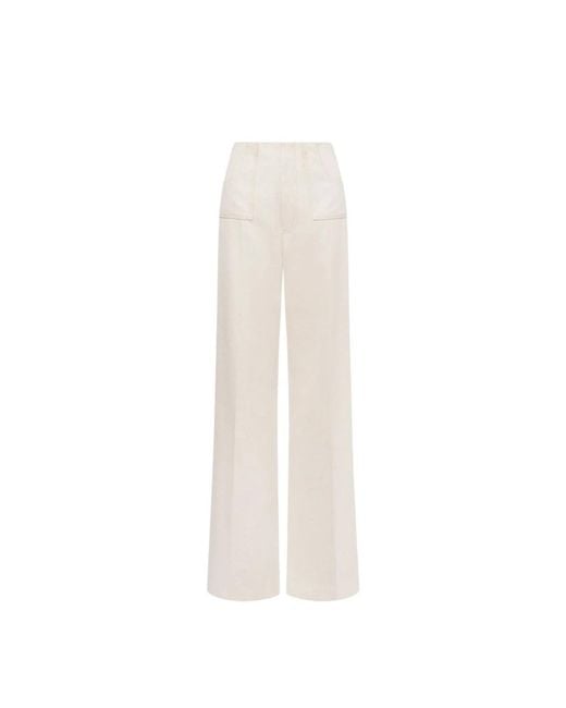 Philosophy Di Lorenzo Serafini White Wide Trousers