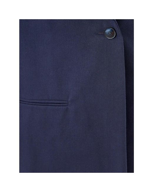 Lardini Blauer baumwoll-trenchcoat in Blue für Herren