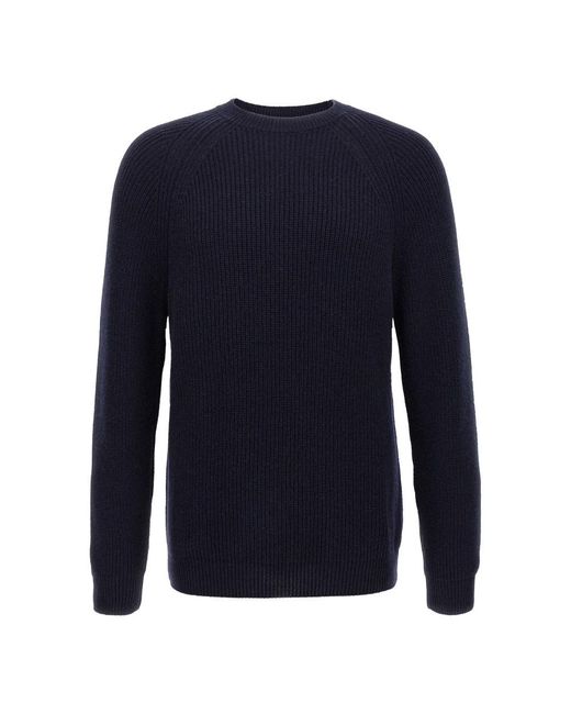 Zanone Blue Cashmere Knitwear for men