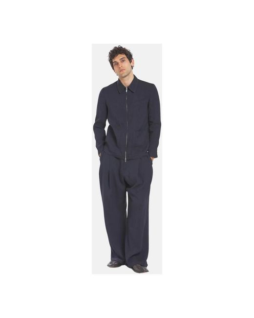 Barena Blue Light Jackets for men
