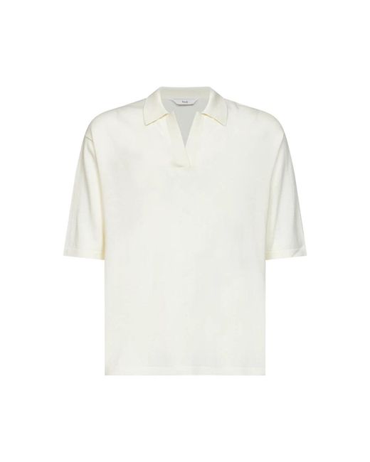 Hevò White Polo Shirts for men