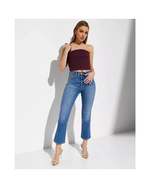 Tory Burch Blue Sleeveless Tops