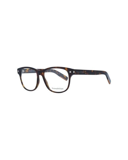 Zegna Accessoires ,Bruin ,Optical Frames in het Black voor heren