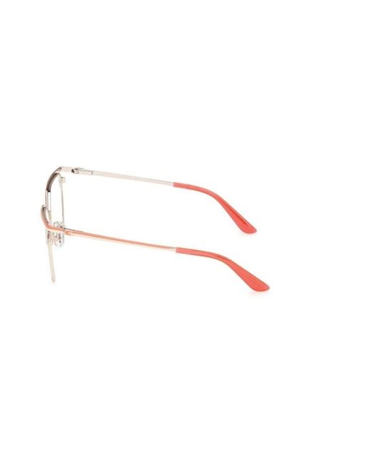 Guess Metallic Cat-Eye Optical Frame