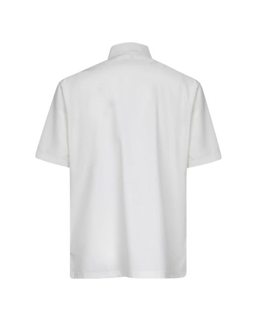 Brunello Cucinelli White Polo Shirts for men