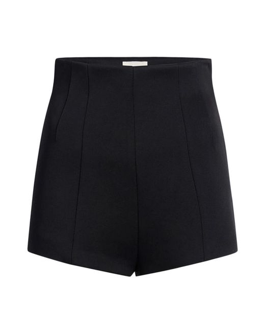 Khaite Black Short Shorts