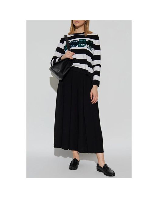 Max Mara Black Round-Neck Knitwear