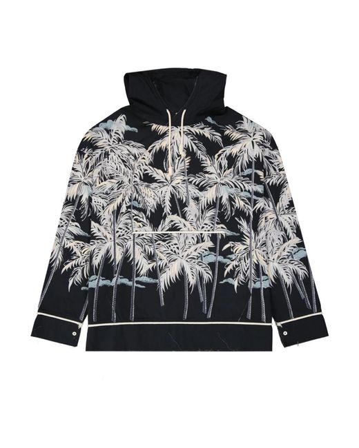 Palm Angels Black Light Jackets for men