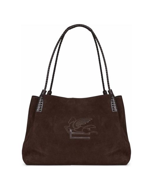 Etro Brown Shoulder Bags