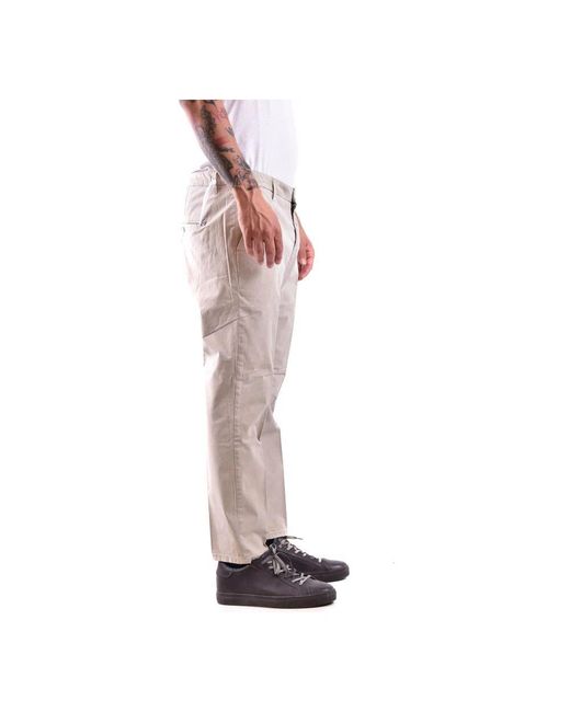 Dondup Natural Straight Trousers for men