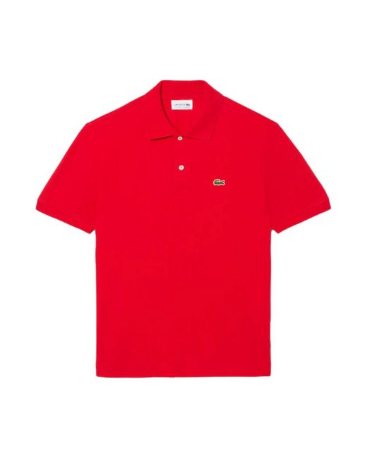 Lacoste Red Polo Shirts for men