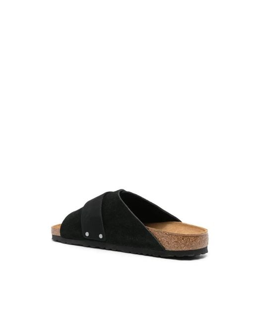 Birkenstock Black Sliders for men