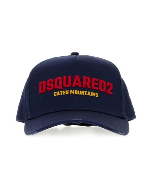 DSquared² Baseball Cap in het Blue voor heren