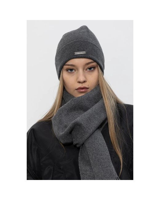 Balenciaga Black Beanies