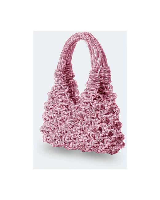 HIBOURAMA Pink Handbags