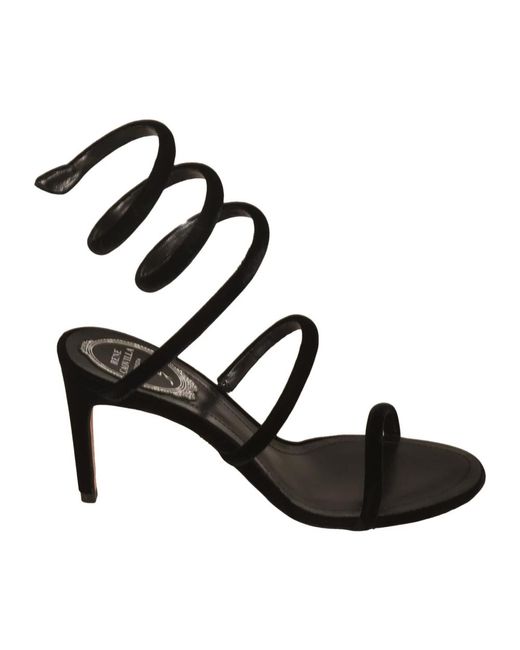High Heel Sandals di Rene Caovilla in Black