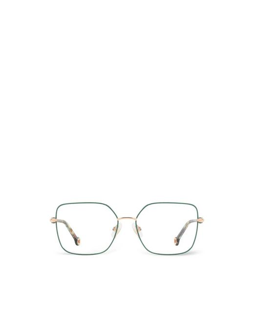 Carolina Herrera White Glasses