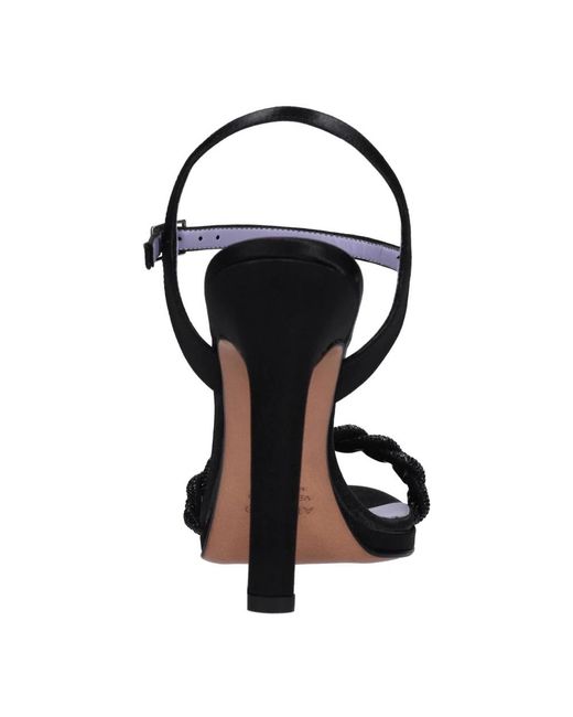 Albano Black High Heel Sandals