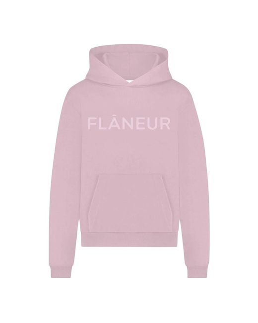 flâneur Hoodies in het Pink voor heren
