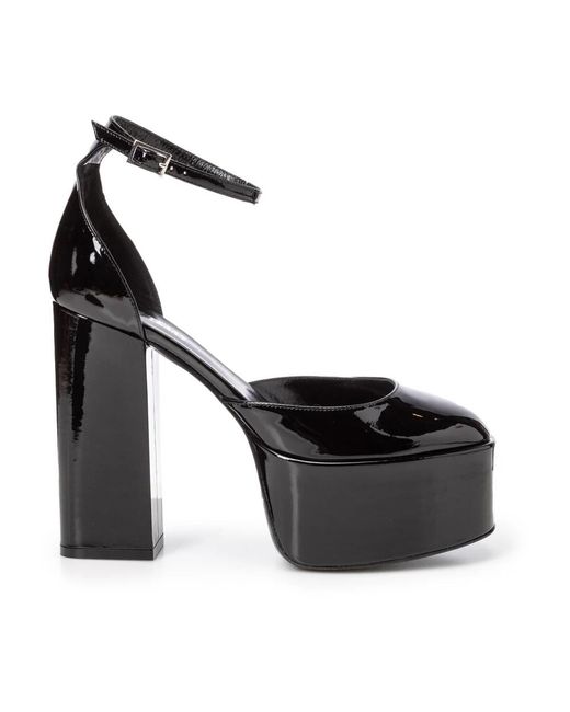 Paris Texas Black High Heel Sandals