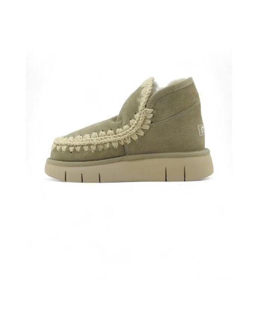 Mou Green Winter Boots