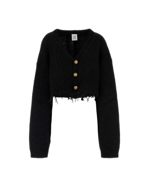 Vetements Black Cardigans