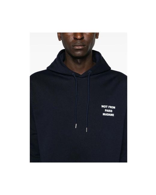 Drole de Monsieur Blue Hoodies for men