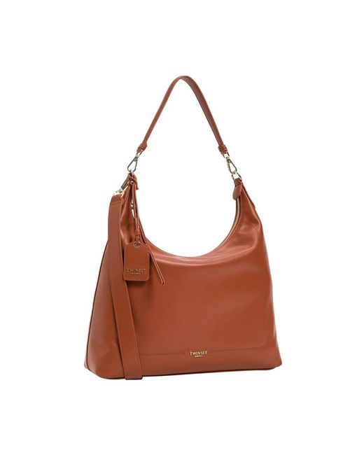 Twinset Brown Shoulder Bags