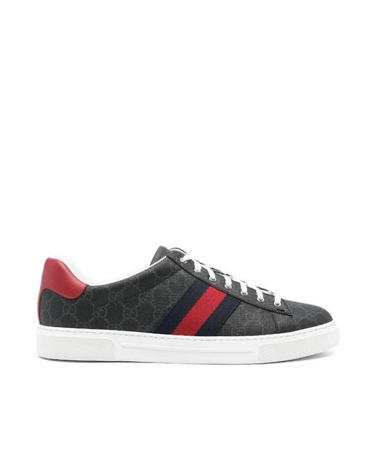 Gucci Ace Sneaker Mit Web in Black für Herren