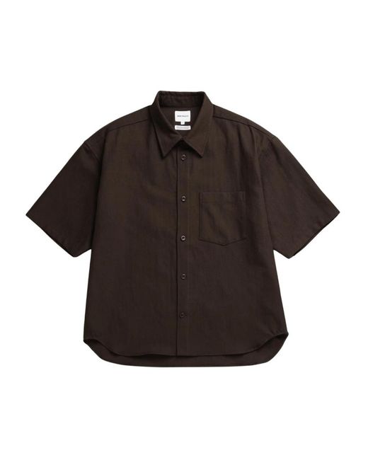 Norse Projects Black Short Sleeve Shirts for men